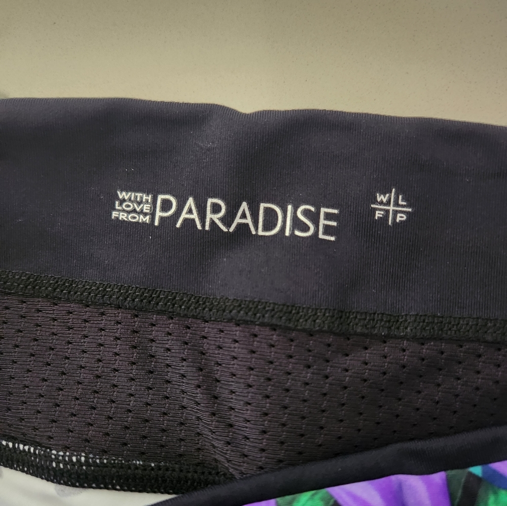With Love from Paradise Tropical Floral Large Shorts - Picture 3 of 10